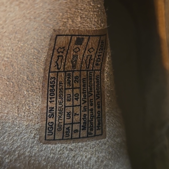 Ugg Womens Kingsburg Ankle Boots Booties Coffee Grounds Size 9 - Picture 8 of 9